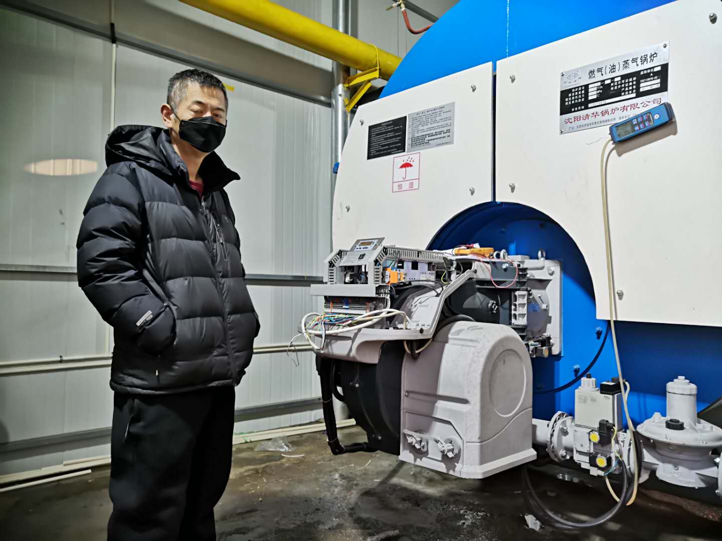 建筑公司生產(chǎn)用三臺RS410電子比調(diào)機調(diào)試工作