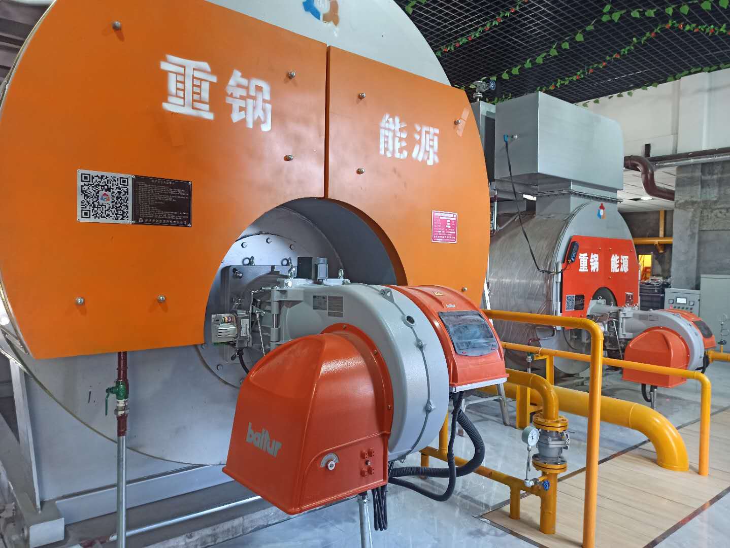 四平市某醫(yī)院現(xiàn)場燃燒器安裝調(diào)試、運行正常、投入生產(chǎn)
